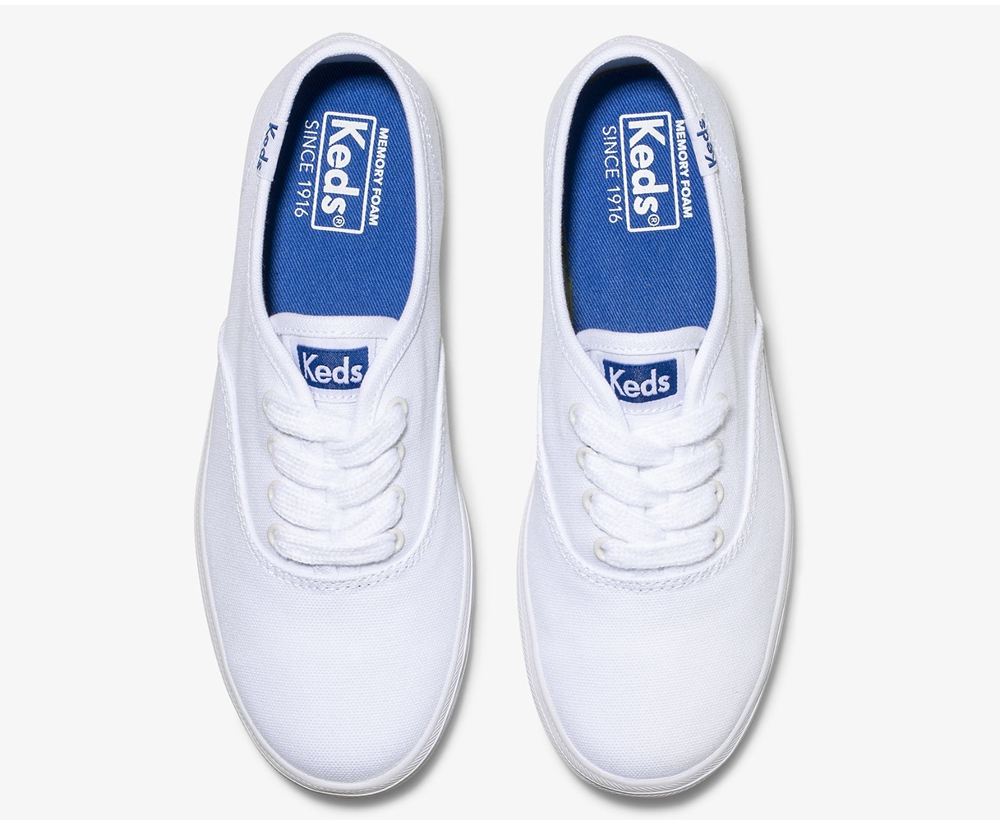 Tenis Keds Niña Blancos - Champion Cvo - 6703-BLCEV